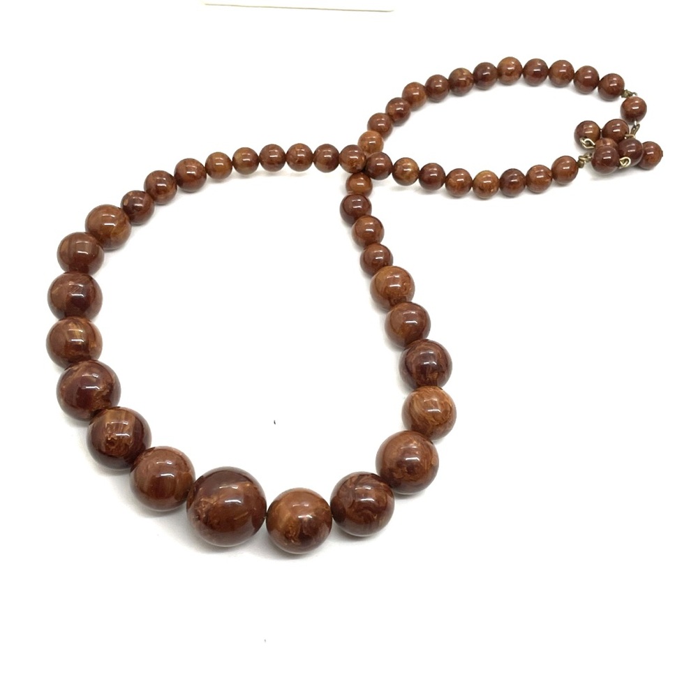 Vintage Bakelite Beaded Necklace